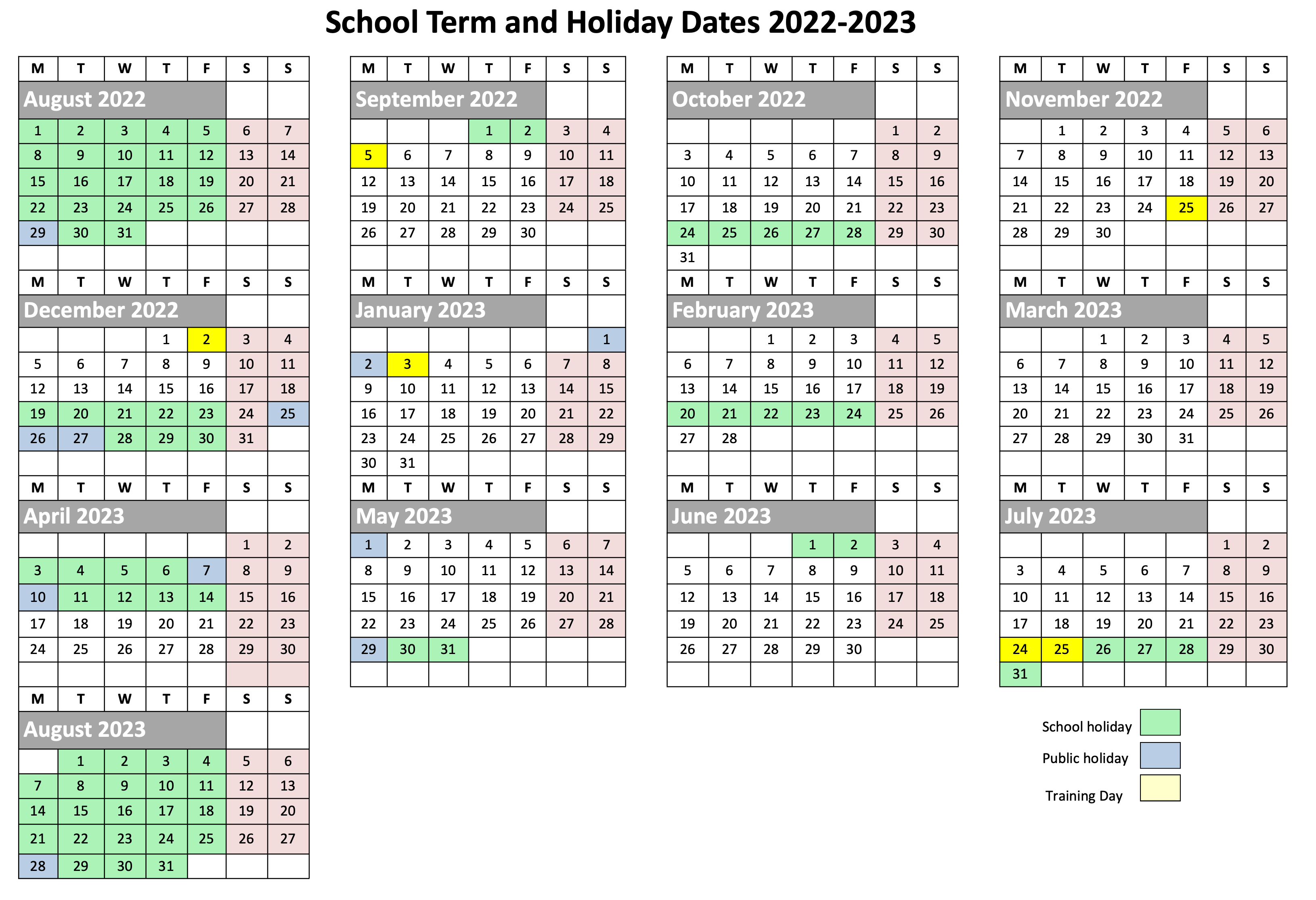 Term Dates – Turves Green Boys' School