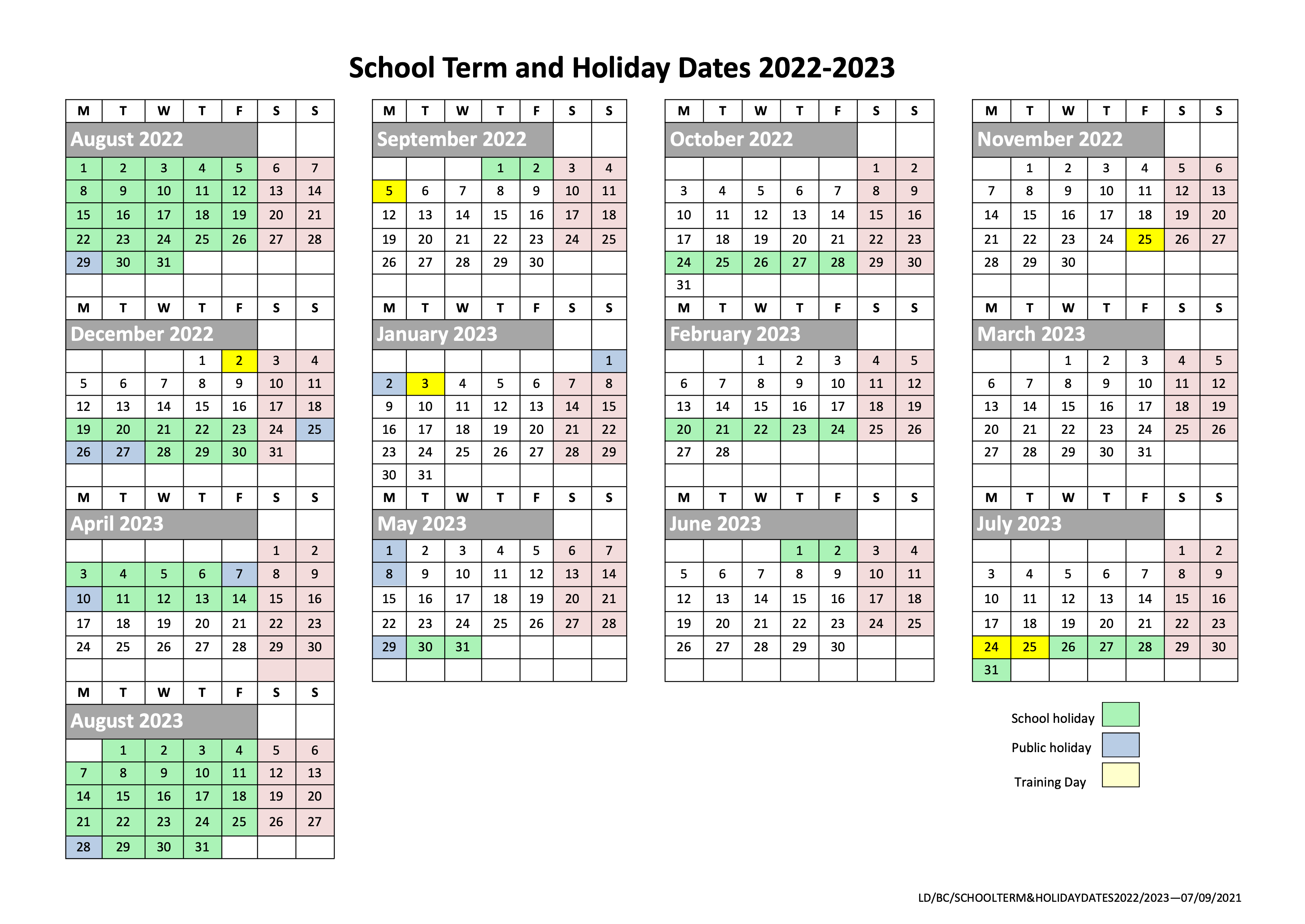 Term Dates – Turves Green Boys' School