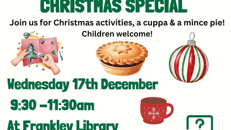 FWT standard flyer - Frankley Christmas Coffee morning flyer